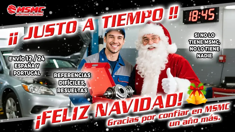 Esta Navidad, tu taller no espera al milagro: espera a MSMC.🎅